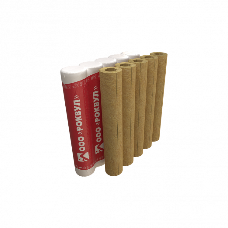 Цилиндр вырезной Rockwool 80КФ - 89х30