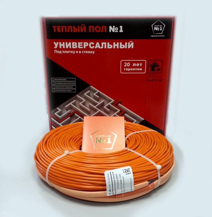 Нагревательная секция  &quot;Теплый пол №1&quot; СТСП-90,0-1600