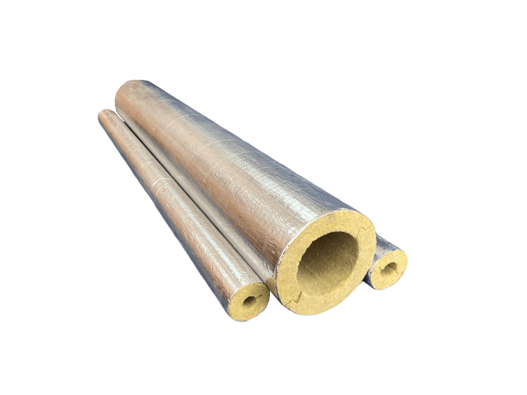 Цилиндры минераловатные тепло и звукоизоляционные огнезащитные EURO-ШЕЛЛ Ц 100/Ф, 1000x114x50