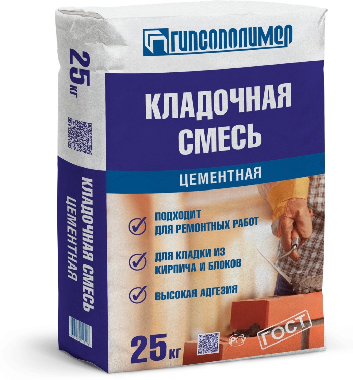 Гипсополимер Смесь кладочная Гарант М-150 25кг/56 меш/14 под