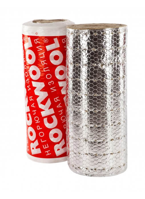 Утеплитель Rockwool Вайред Мат I 80 Кашированный фольгированный 5000х1000х50 мм