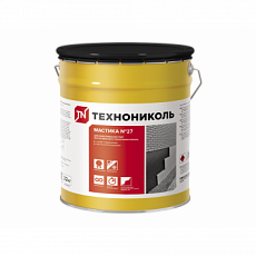 Мастика приклеивающая ТЕХНОНИКОЛЬ №27 ведро 22кг